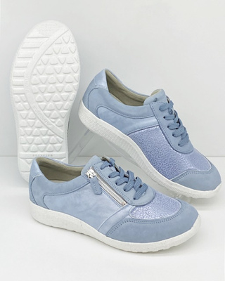 Szerokie półbuty damskie Waldlaufer M-Ira 815M01, bardzo duża tęgość M-N,