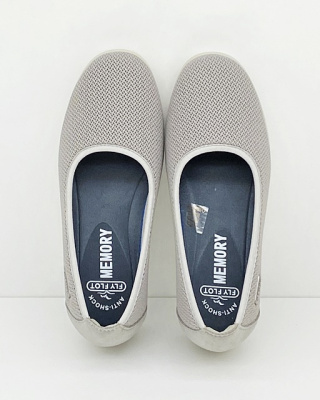 Fly Flot 18X157X szare półbuty na koturnie, tęgość K