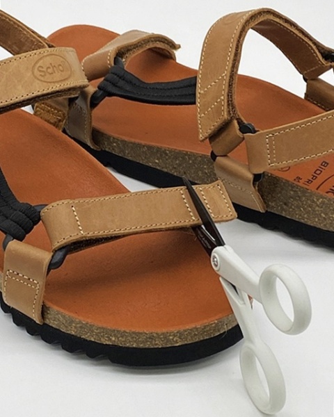 Heaveny Scholla oliwkowe MF23009 1043 lecznicze sandały, tęgość regulowana E-F-G, wąskie