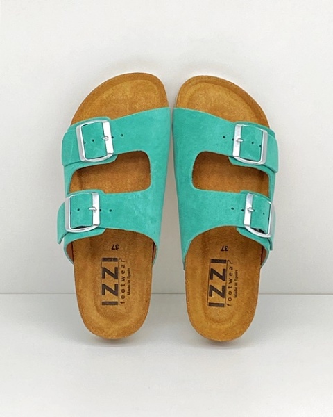 Klapki skórzane profilowane